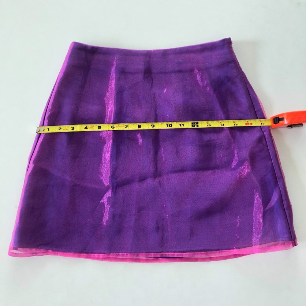 dEliA*s iridescent purple skirt - Picture 5 of 7